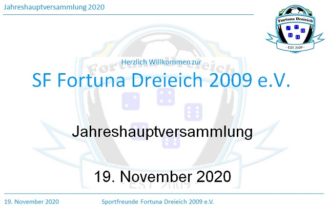 Erste digitale Jahreshauptversammlung